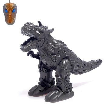 

Dinosaur robot radio-controlled "Rex", smoke effect, light and sound, battery operated
