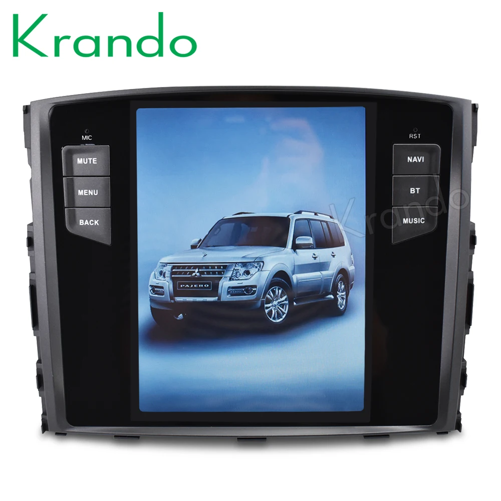 Автомобильный gps навигатор Krando вертикальный сенсорный экран 9 0 дюйма Android 10 4 Гб + 64