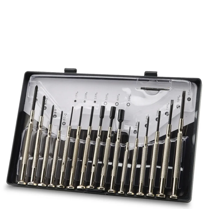 16 Pcs Portable Screwdriver Set Professionals Watch Glasses Precision