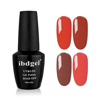 

ibdgel 3 bottle 12colors Carnelian Gel Series UV soak off Gel Nails Polish High quality LED nail gel beauty long-lasing glue