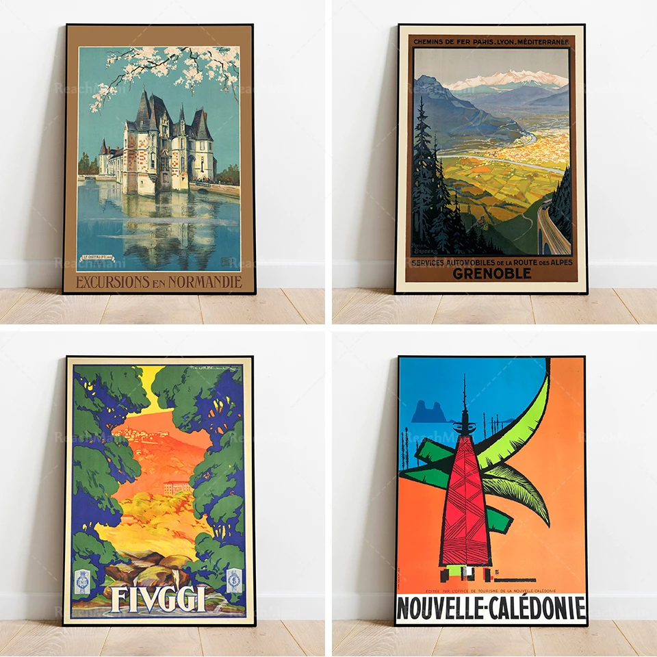 

New Caledonia Travel Poster| Vintage Travel Print| Caledonia Wall Art Print| Canvas Print Wall Decor| Poster Print