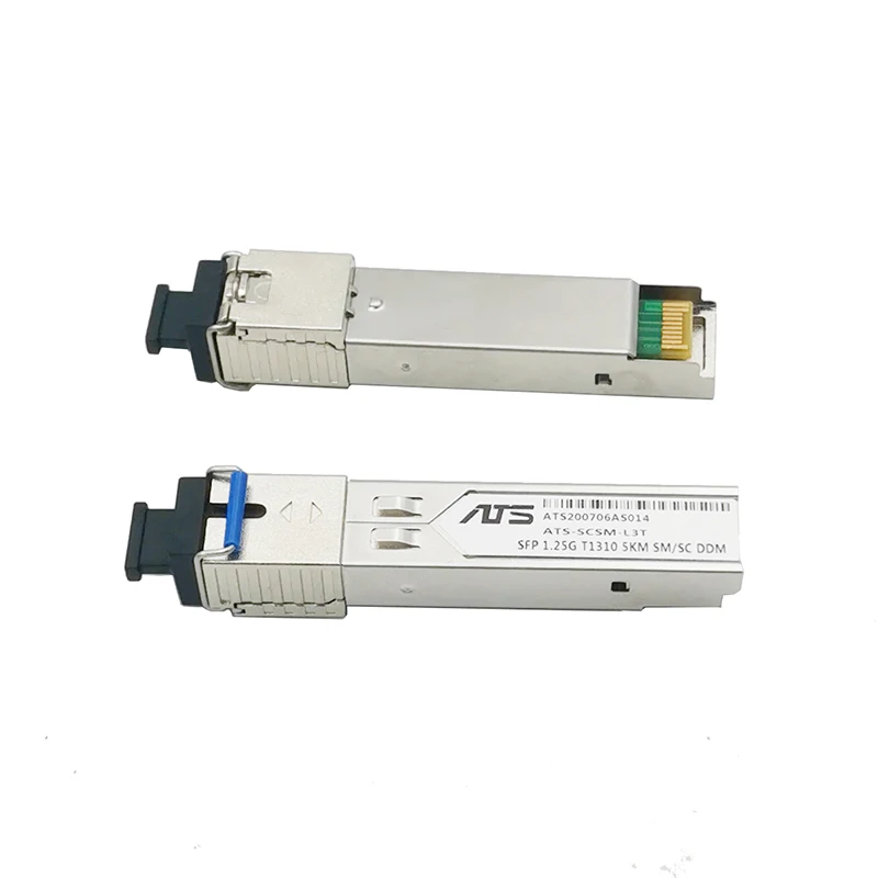 SFP Module SC connector 1.25G SC BiDi 1310nm/1550nm WDM switch SFP Transceiver module with Switch with DDM Function 4