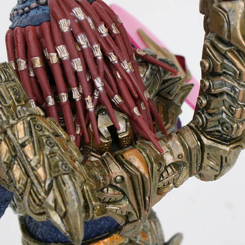 18 см NECA Хищник конечная Охотник за инопланетянами с светодиодный Эпатажный глаз ПВХ фигурка Коллекционная модель игрушки