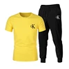 2021New T Shirt 2 Pieces Sets Tracksuit GK Printing Men Short Sleeves Pants Pullover Sportwear