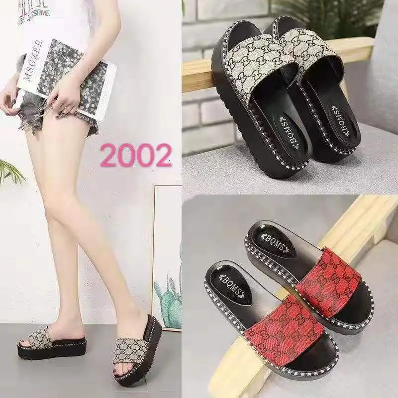 

Slip On Summer lovely shoes 2020 Women Female Bohemia Flip Flops Beach Slippers For Ladies Sandals zapatos mujer size 35-41