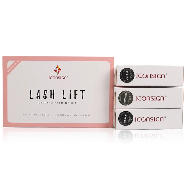 ICONSIGN Upgrade Version Lash Lift Kit Lash Lifting and Lash Tint Eyebrow Tint Kit Sell Together Eyelashes Perm Eyelash Growth 4