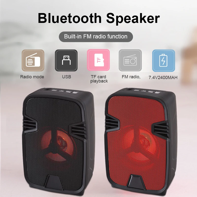 bluetooth stereo speaker with fm radio