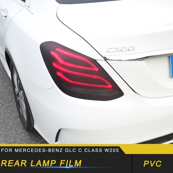 

For Mercedes Benz C Class W205 2016-2019 Auto Car Rear Light Lamp Film Smoked Black Sticker Cover Exterior Accessories