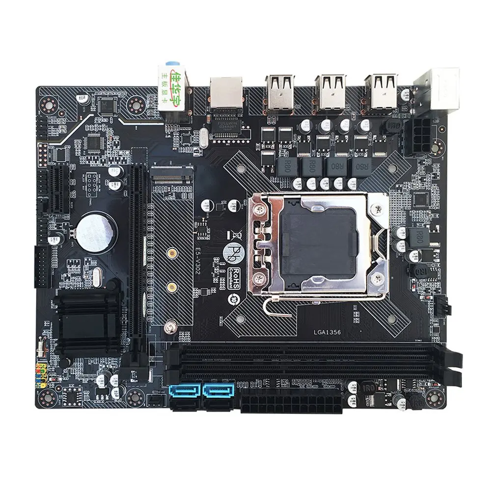 

X79 Computer Motherboard 1356 Pin Ddr3 Supports M.2 Server Memory E5-2430 Cpu Six-Core Hm65 Chip Motherboard