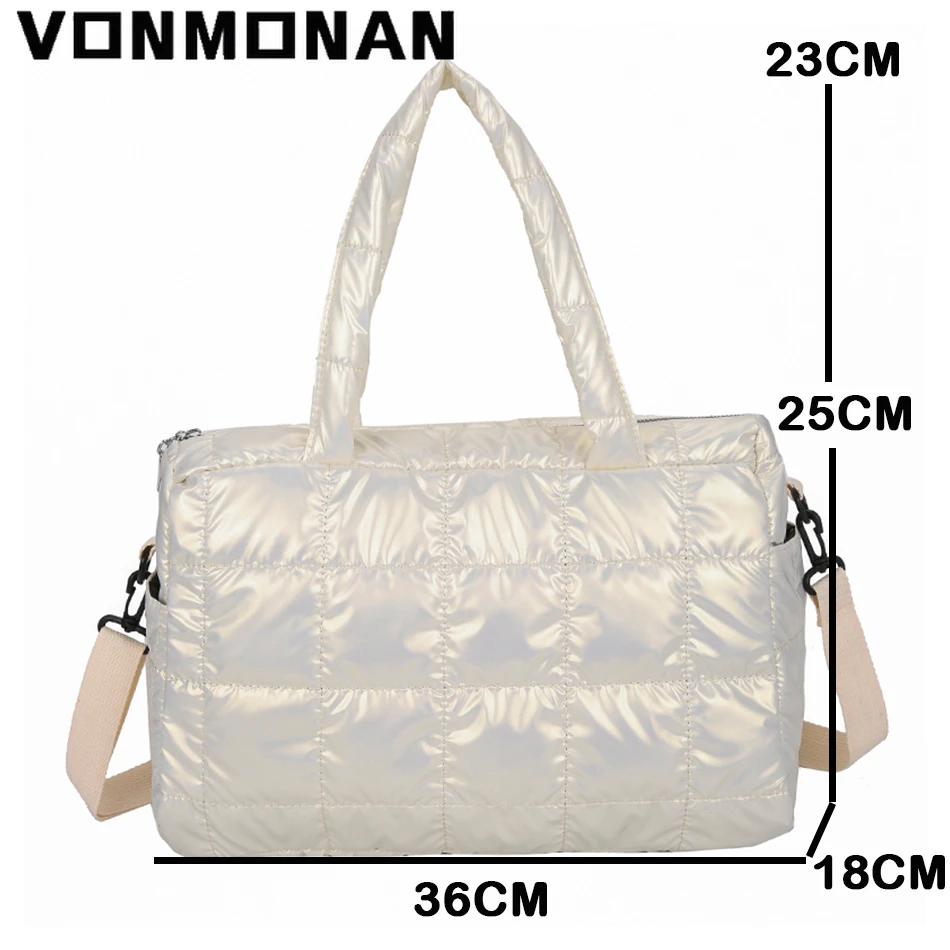 Borsa invernale in cotone per donna borsa di lusso borsa da donna Sac Designer borsa a tracolla da donna borsa a tracolla Bolsa borsa Casual