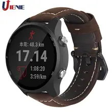 20 мм кожаный ремешок для часов Garmin Forerunner 645 245 245 M/Vivoactive 3/Vivomove HR ремешок умный Браслет спортивный браслет Correa