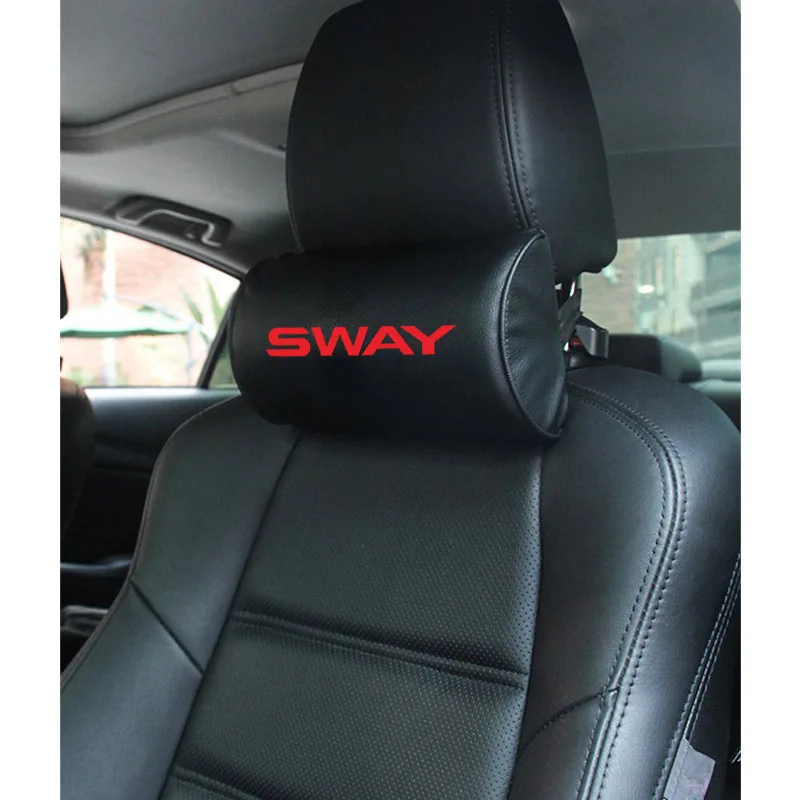 Подушки для шеи автомобиля для Nissan Sway из искусственной кожи подголовник автомобиля подушки украшения автомобиля