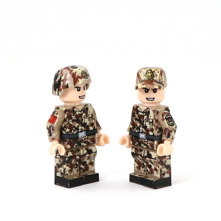 10 шт./лот WW2 военный армейский солдатский-фигурки, строительные блоки армейская солдатская Кепка шлем игрушечное оружие кирпичи игрушки B139
