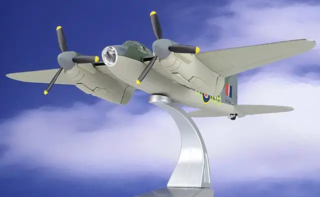 Корги де хавилланд комар B IV DK296 GB-G Flt/Lt D.A.G Джордж Парри Раф № 105 эскадрилья 1/72 литой под давлением самолет модель самолета