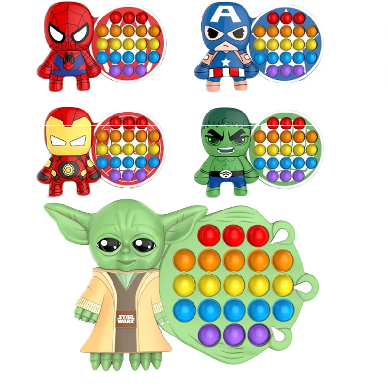Фигурка героя Marvel Звездные войны йода аниме кавайная игрушка-антистресс