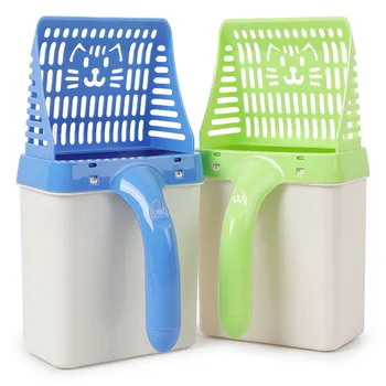 

New Cat Litter Box Multifunctional Cat Sand Shovel Pet Poop Processor Delivery Garbage Bag Cat Toilet Stool Helper Set