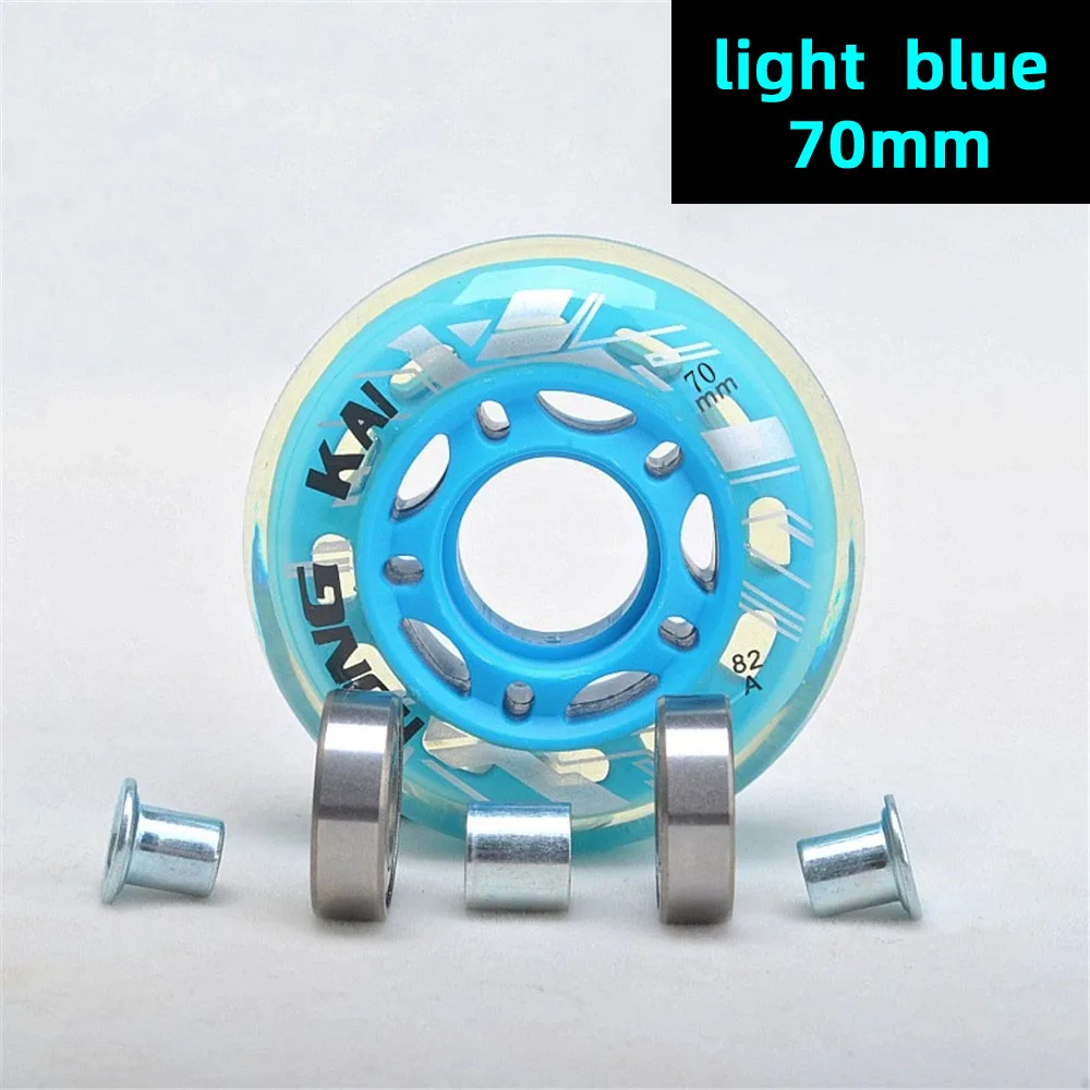 Roller Skating Wheels 64mm 68mm 70mm + ABEC7 608zz Skating Bearing + Spacers Bushing Kids