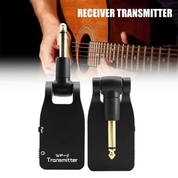 

Electric Guitar System Transmitter Receiver 24bit/48KHz Wireless USB Rechargeable FH99