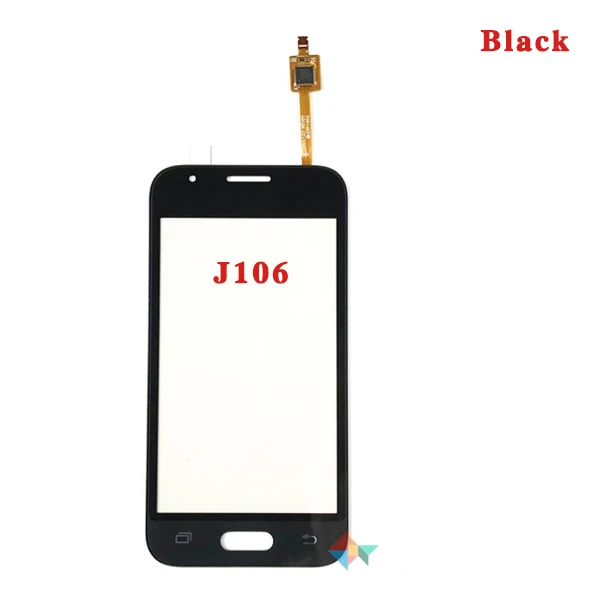 10 шт./лот Высокое качество 4," для samsung Galaxy J1 Mini J105 SM-J105F и Prime J106 сенсорный экран дигитайзер передняя стеклянная линза - Цвет: Black J106