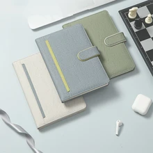 Carnet de notes A5 en cuir PU, nouveau carnet de notes créatif, Plan rétro Simple, bureau, Business, papeterie pour étudiant