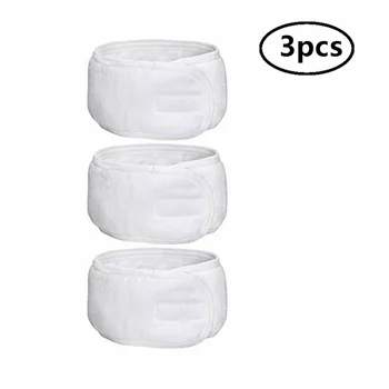 

3pcs Cute Soft Towel Hair Band Wrap Headband For Bath Spa Yoga Sport Make Up Polyester Towel Fabric Headbands