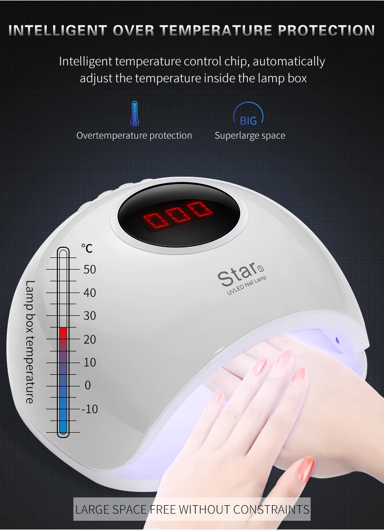 Jillradia лампа для полировки ногтей 66 Вт гель-Сушилка для ногтей все для маникюра УФ-Гель-лак лампа для сушки для использования DIY гель-инструменты дизайн