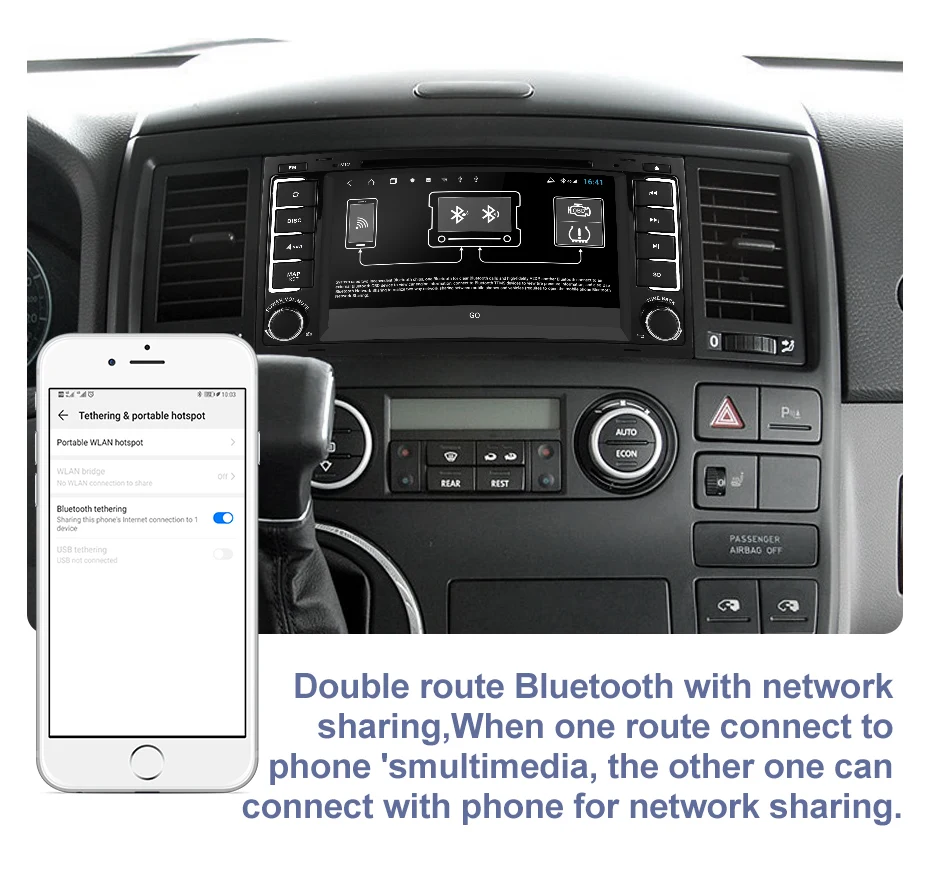 Flash Deal Isudar H53 4G Android Auto Radio 2 Din For Volkswagen/Touareg Car Multimedia DVD Player Octa Core RAM 4GB ROM 64G DSP DVR Camera 8