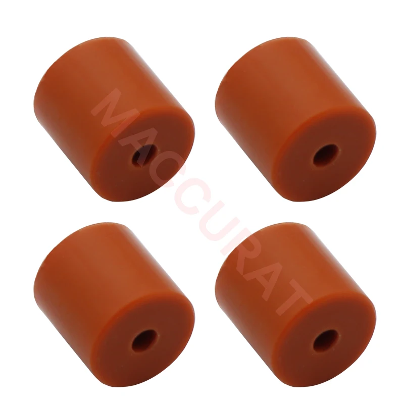 4/5PCS 3d printer High Temperature Blcak Silicone Solid Spacer Hot Bed Leveling Column  short For CR-10/ CR10S Ender-3 Pro MK3