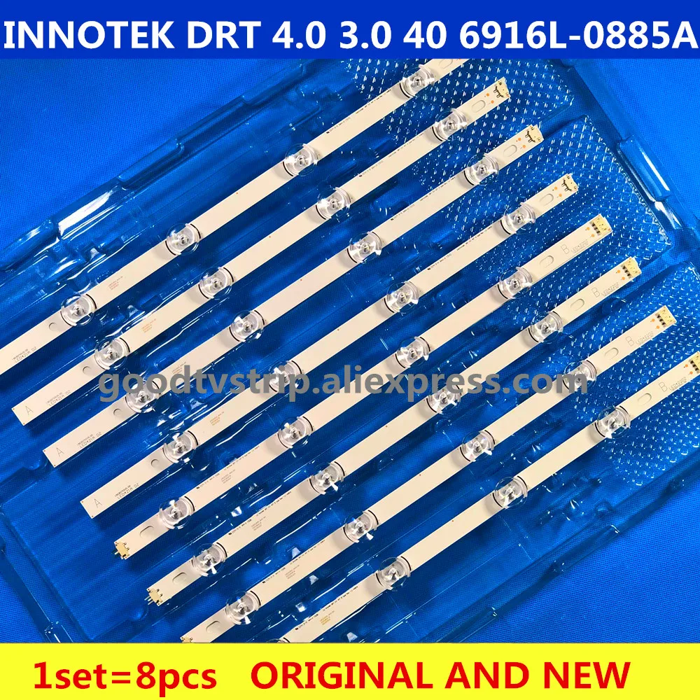 

80pcs LED Backlight strip LG 40"TV 40LF630V SVL400 HC400DUN-VCKN1-211X VCKN5-214X 40LH5300 INNOTEK DRT 4.0 3.0 6916L-0885A