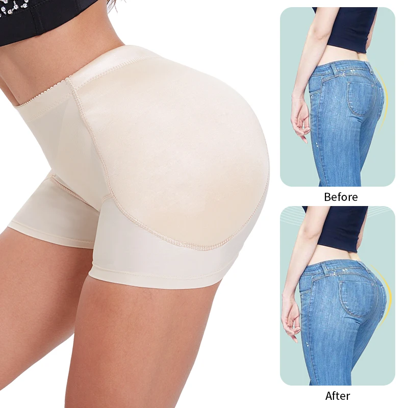 Body Shaper Butt Lifter Женщины Ass Мягкие Трусики Для Похудения Нижнее Белье Трусы Бедро