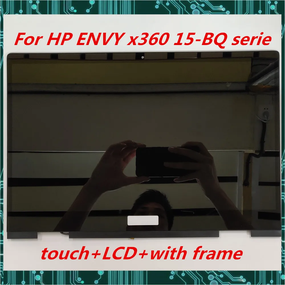 15.6&quot For HP ENVY X360 15-bq series LCD Touch screen assembly B156HAN02.2 LP156WF9 SP L1 1920*1080 FHD Fully Tested | Компьютеры и