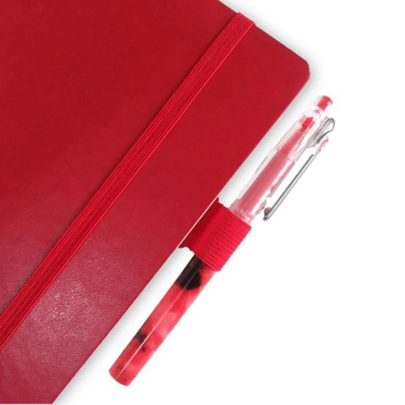 Новейшие аксессуары для ноутбуков самоклеющиеся кожаные прямоугольные ручки держатель креативный эластичный кожаный зажим Самый дешевый