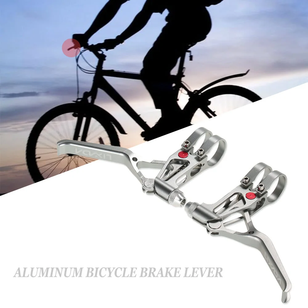 Велосипед CNC алюминиевый тормозной рычаг MTB горный велосипед 3 пальца механические тормозные рычаги 1 пара