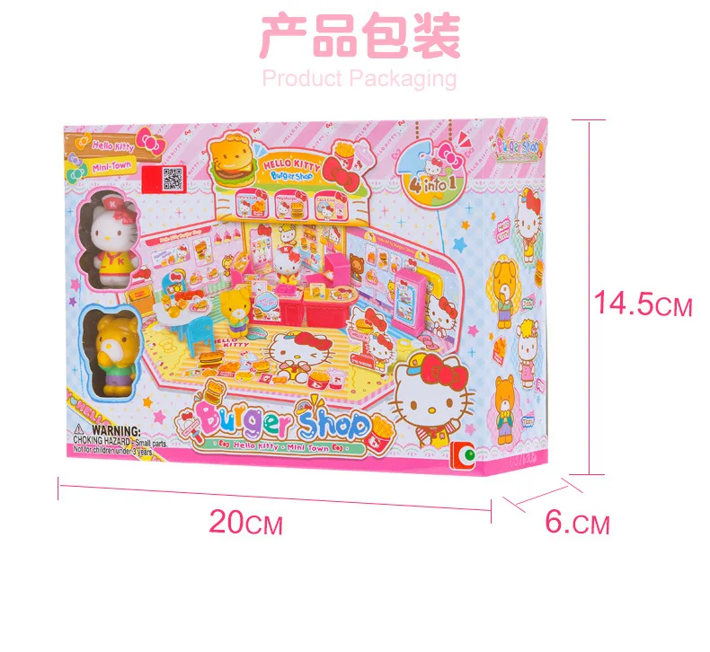 Hello kitty Play House игрушки магазин мороженого Игрушки для девочек