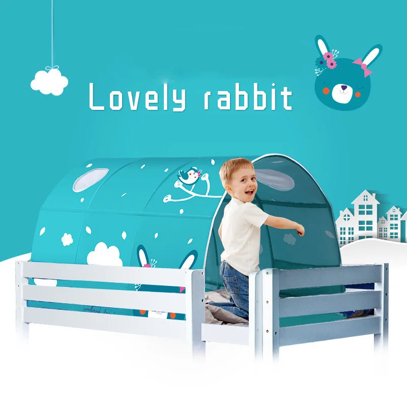 blue bear Детский игровой домик, игрушечная палатка, складной маленький домик, портативная игровая палатка, украшение кровати, ползающий туннель, игрушечный мяч, бассейн для детей - Цвет: blue bear