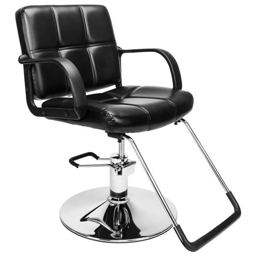 

Barber Chair Salon Beauty Spa Chair Styling Equipment Black for barbershop Sponge Barber Chair Adjustable Height