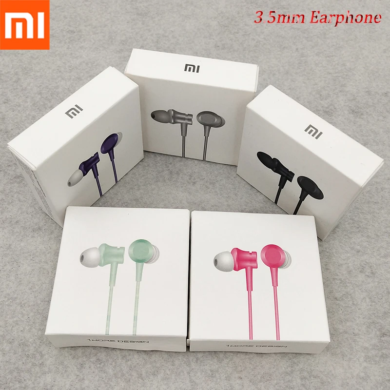 Xiaomi-auriculares internos Piston con micrófono, auriculares coloridos, para Mi Note 10 Lite, Redmi Note 8, 9 Pro, 8T, 9S