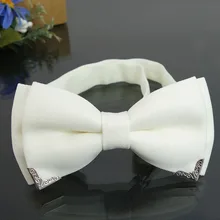 Галстук-бабочка, высококачественный мужской костюм, рубашка, деловая, повседневная, Классическая, трендовая, простая, изысканная, белая, настоящая бабочка, унисекс, подарки