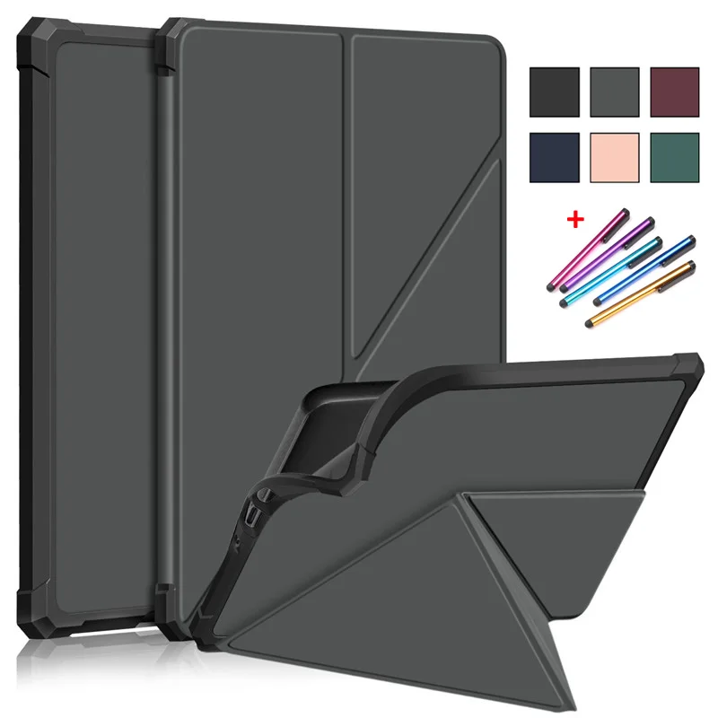 Smart Cover Per Funda Kindle Paperwhite 2021 Custodia 11Th Generation Pu Leather Stand Ebook Capa Per Kindle Paperwhite 5 Case 2021