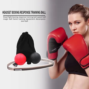 

Reflex Speed Punch Ball Muay Thai Raising Hand Eye Reaction Boxing Ball Gym Training Equipment Adjustable Head Circumference