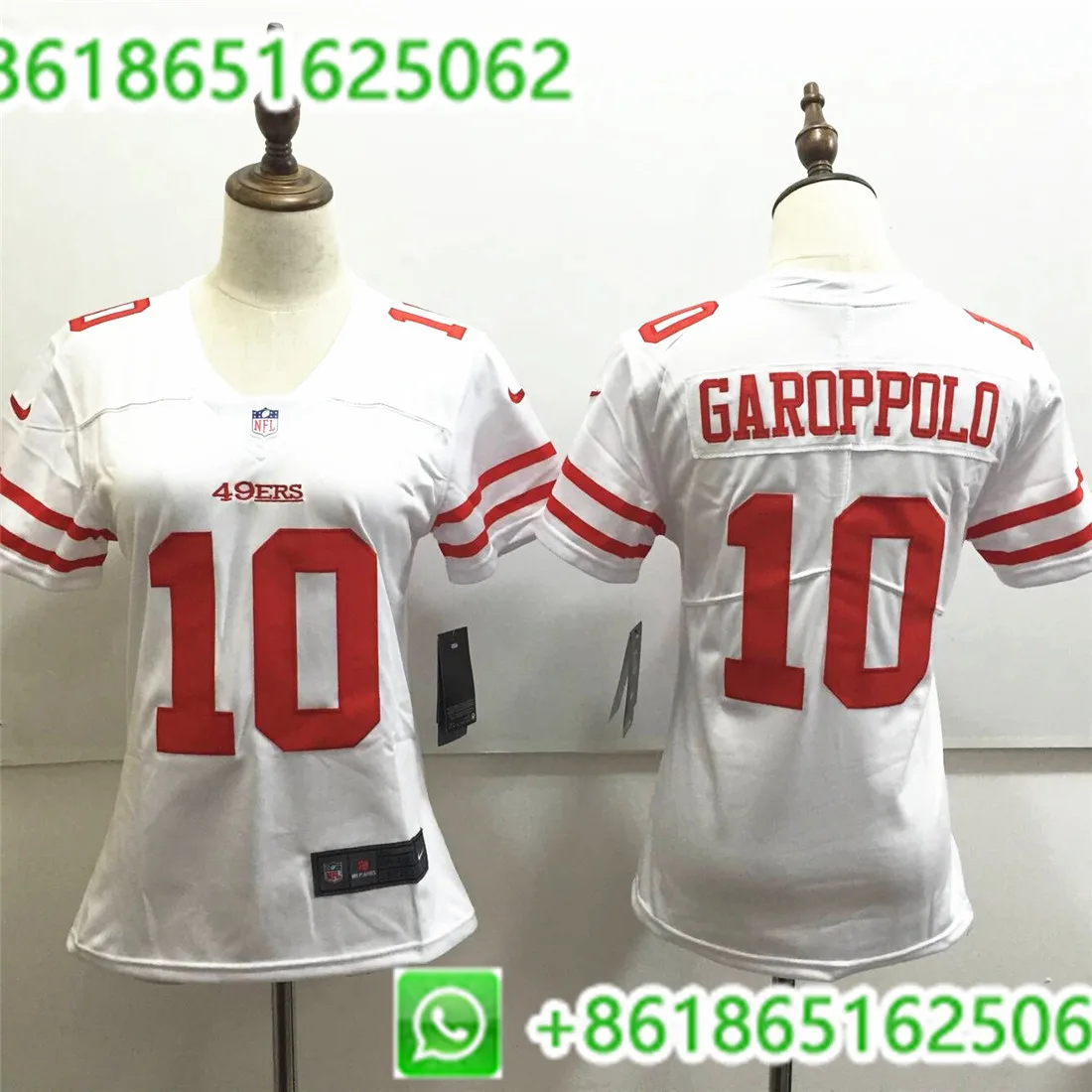 AS PICTURE Женский свитер из Сан-Франсиско Jimmy Garoppolo для женщин - Цвет: AS PICTURE