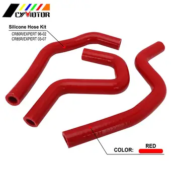 

Motorcycle Silicone Radiator Coolant Hose Water Pipe For Honda CR80R 1996-2002 CR85R Expert 2003-2007 CR 80R 85R 80 85 R