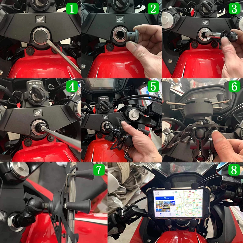 Держатель для телефона USB зарядное устройство KAWASAKI ZX600 NINJA ZX-6RR ZZR1400 ZX14R ZX6R GPS