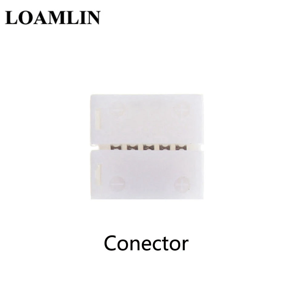 Connector 5 шт. пайка светодиодный разъем 2PIN 3PIN 4PIN 5PIN L/T/X форма Угловой Разъем для 10 мм RGB RGBW rgbww Светодиодная лента - Испускаемый цвет: Connector