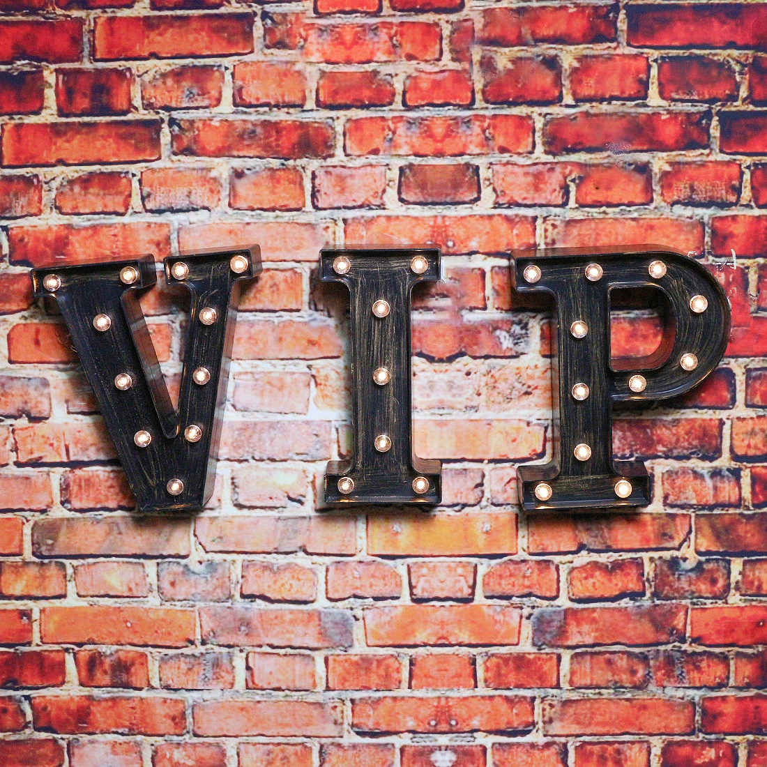 VIP Светодиодный A-Z и письмо ночной Светильник s светодиодный светильник Промышленный Стиль Бар Кафе Магазин Декор домашний фестиваль настенный ночник Рождественский Gigt - Испускаемый цвет: VIP