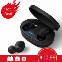 Беспроводные наушники PK Redmi Airdots наушники Bluetooth 5,0 TWS гарнитуры шумоподавление микрофон Bluetooth наушники PK i10 i12 TWS