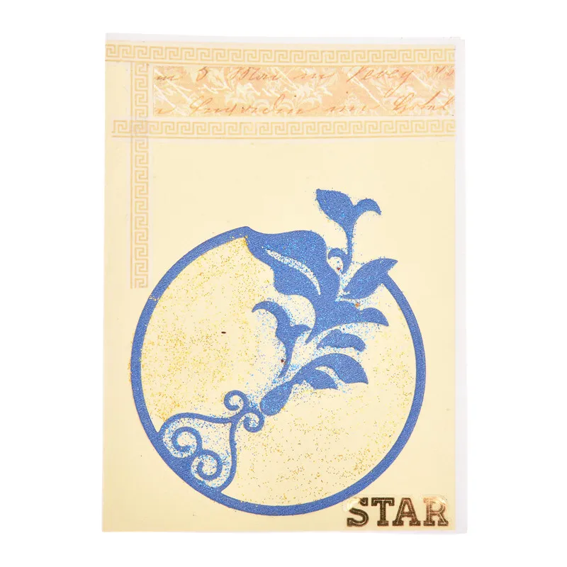 

DiyArts Flower Round Metal Cutting Dies Christmas Stencils for DIY Scrapbooking Embossing Paper Cards Die Photo Album Making