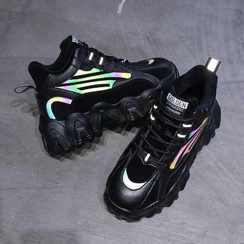 

Luxury Women Casual Shoes Hot Sale Bling High Top Sneakers Shoes Woman Designer Zapatillas Mujer Scarpe Donna Tenis Ladies Shoes