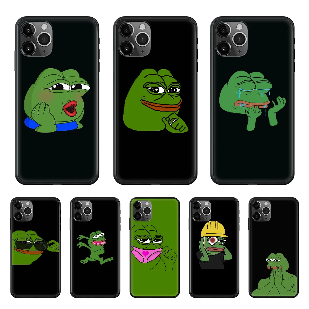 Чехол для телефона с забавной лягушкой Pepe чехол iphone 4 4S 5 5C 5S 6 6S PLUS 7 8 X XR XS 11 PRO SE 2020 MAX