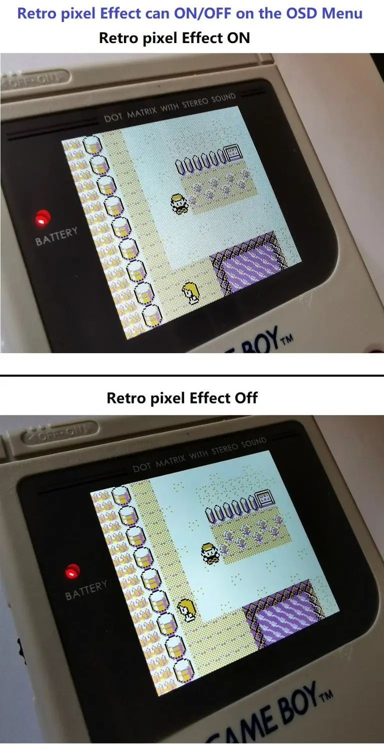 DMG Ʈ ȼ IPS RIPS  LCD ũ ŰƮ, Ӻ GB ֿܼ ֵ Ʈ, OSD ޴ 